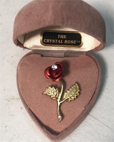 The Crystal Rose Pin