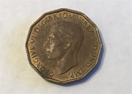 1944 Great Britain 3 Pence
