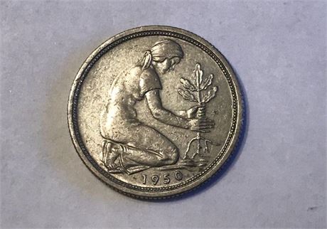 1950 Germany 50 Pfennig