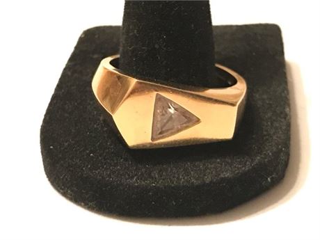 Stamped 925 China CZ Size 10 Ring