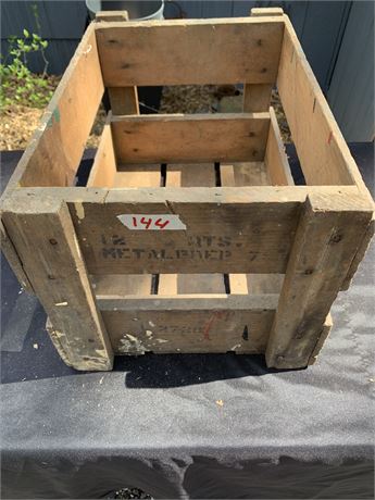 Vintage Wooden Crate Wood Box