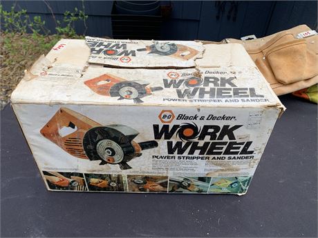 Black & Decker Work Wheel Power Stripper And Sander Tool