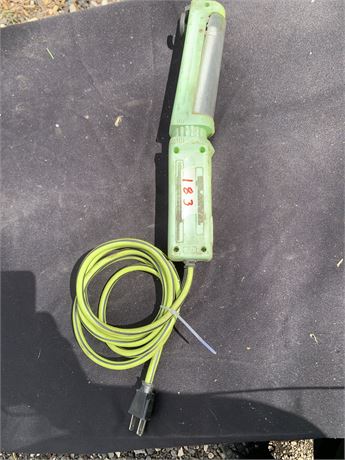 Garage Plug-In Work Light Or Lamp With Long Cord And A Switch On Handle