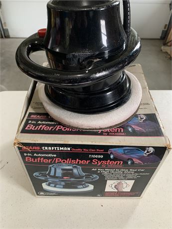 Sears Craftsman 9 Inch Automotive Buffer Polisher Tool - Works