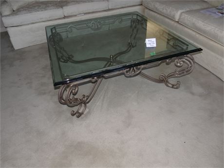 Glass Top Coffee Table
