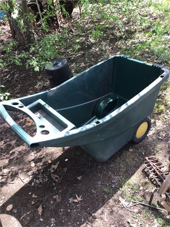 Plastic Yard Or Lawn Cart