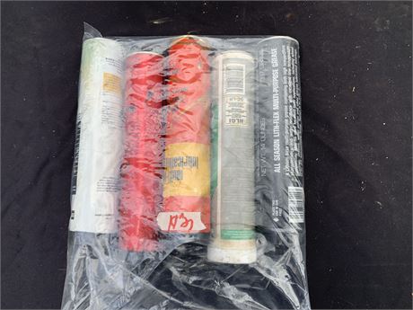 Grease Gun Tube Cartridge Lot
