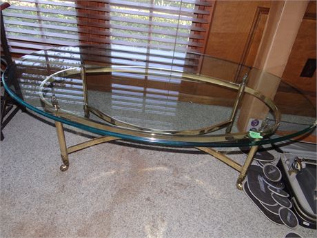 Glass Top Coffee Table