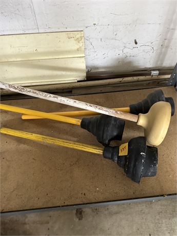 lot of plungers