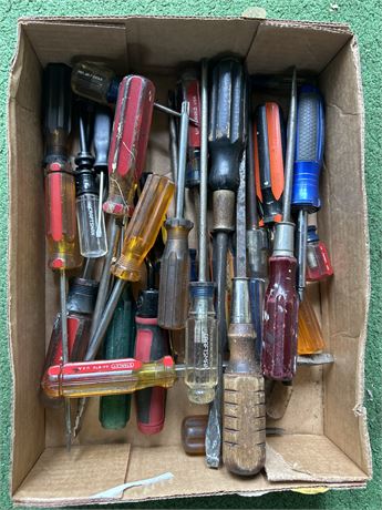 box of screwdrivers