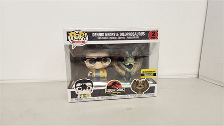 Jurassic Park 25th Anniversary Edition 2 Pack Pop Figure Set