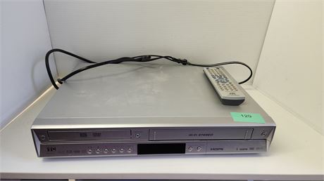 JVC Combo DVD/ VHS Player With Remote. NOT TESTED