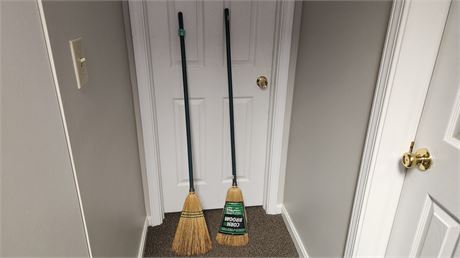 2 Multi Purpose Corn Brooms