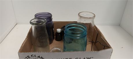 Canning Jars & Miscellaneous Glassware