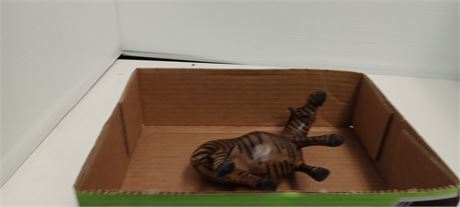 Wood Zebra Statue
