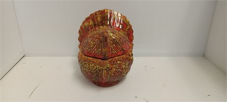 Ceramic Turkey Container With Lid