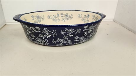 Temptations Floral Lace 3 QT. Baking Dish