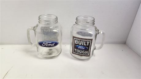 Ford Tough Mason Jar Glasses