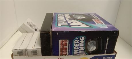 Strobe Light & 3 fog Machine remote Controls NOT TESTED