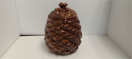 Pine Cone Cookie Jar