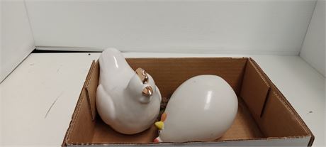 Lot OF Chicken Decorations