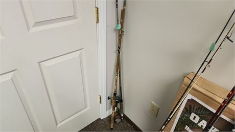 Lot Of Fishing Poles