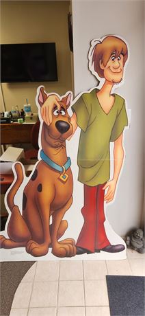 1997 Life sized Scooby & Shaggy Cardboard Display