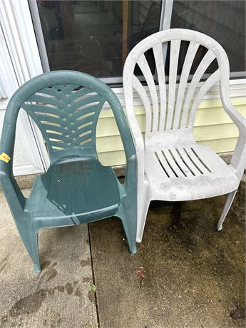 pair of lawn chairs