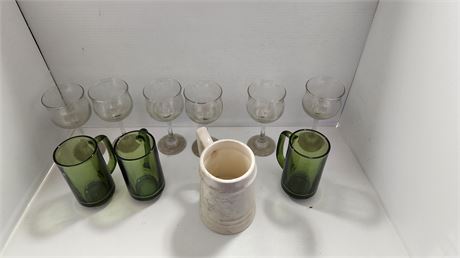 Lot Of Glassware