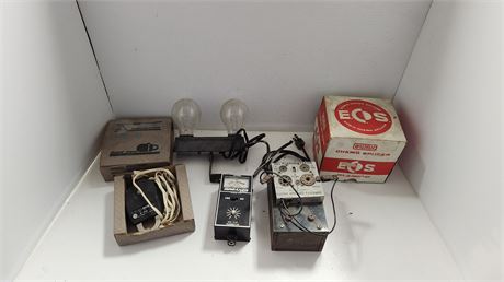 Lot Of Vintage Electrical Items