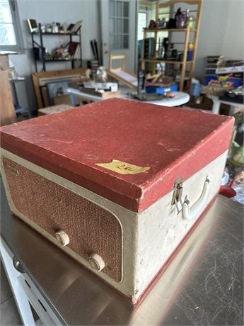 vintage Sylvania record player