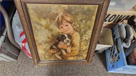 Picture Frame & Mirror & Framed Artwork