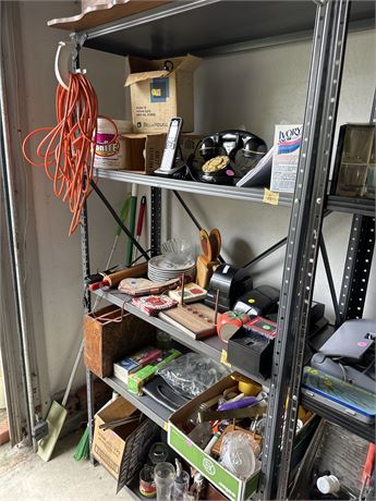 steel five level shelf only