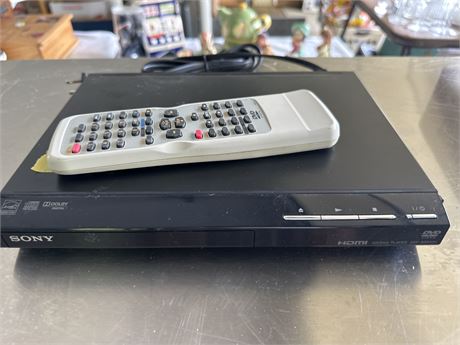 Sony DVD player with remote
