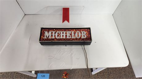Vintage Michelob Beer Sign. NOT TESTED