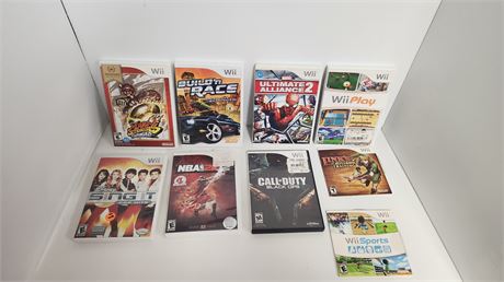 Lot Of Various WII Video Games