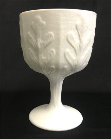 Stamped FTD Milk Glass