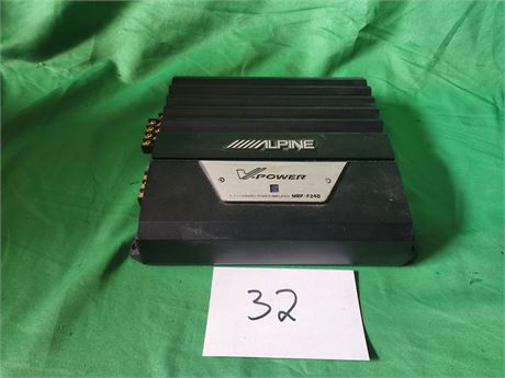 untested Alpine amplifier