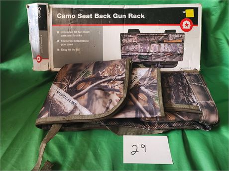New Camo seat Back gun rack