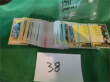 1991 Marvel card lot