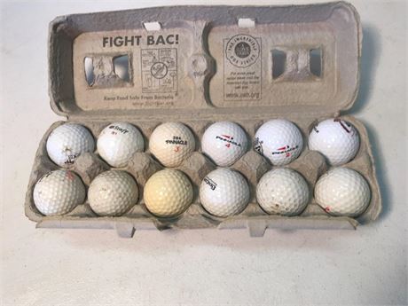 Dozen Pinnacle Golf Balls