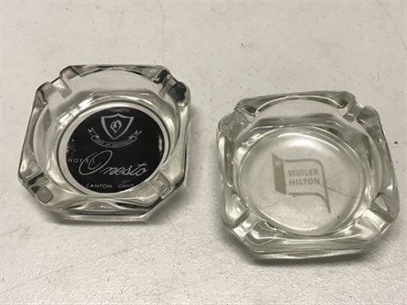 Vintage Glass Ashtrays