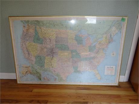 Framed Map