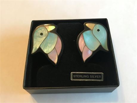 Unmarked Earrings Possibly Silver Posts
