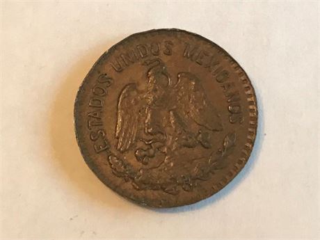 1942 Mexico 1 Centavos