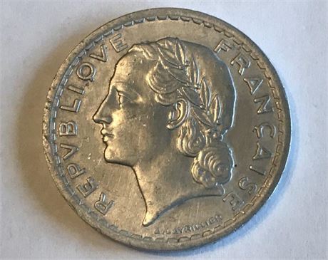 1945 France 5 Francs
