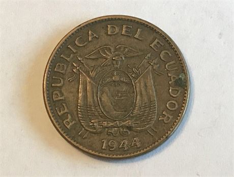 1944 Ecuador 20 Centavos