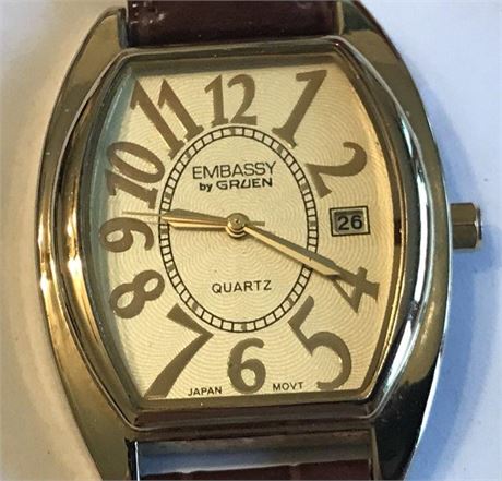 Embassy by Gruen Quartz Watch