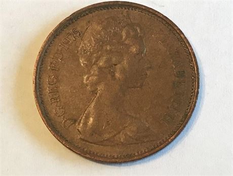 1975 UK 2 New Pence