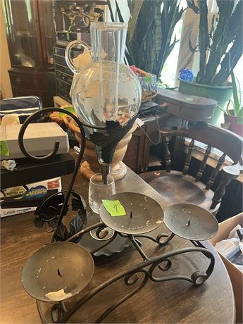 Wine Decanter, Candle Holder